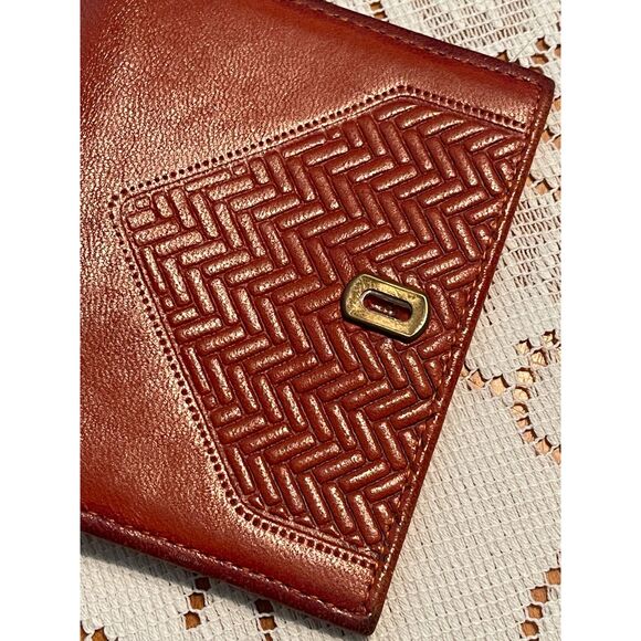 Vintage Princess Gardner Lambskin Leather Bi-Fold Wallet ID Credit Card Slim - Picture 5 of 8